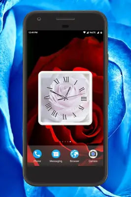 Rose Clock Live Wallpaper android App screenshot 3